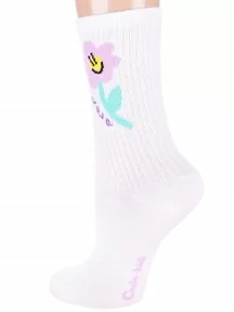 Детские спортивные носки Conte kids, 20С-167СП, рис. 921, БЕЛЫЕ