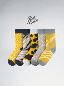 Набор из 5 пар мужских носков "Нева-Сокс", НС-5-НМ218, "Сафари"