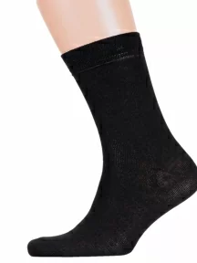 Комплект из 10 пар мужских носков "Оптима" (Челны-текстиль), 10-L22, черные (без этикеток)