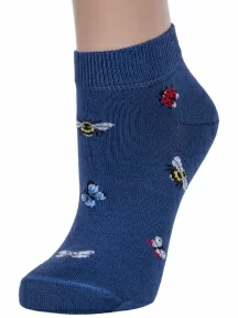 Женские короткие носки Брестские (БЧК), 14С1101, рис. 298, ТЕМНО-ДЖИНСОВЫЕ