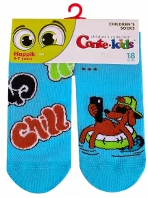 Детские носки Conte kids, 17С-10СП, рис. 947, БИРЮЗОВЫЕ