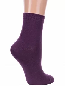 Женские носки Брестские (БЧК), 14с1100, рис. 606, ФИОЛЕТОВЫЕ