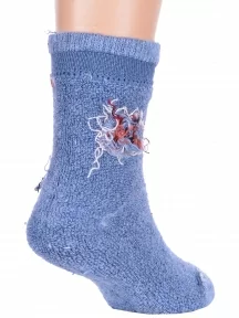 Детские теплые махровые носки Hobby Line, Ндад7622-1, ДЖИНСОВЫЕ