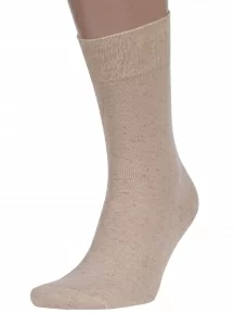 Комплект из 5 пар мужских носков ХОХ из вискозы и льна, 5-X-1107, БЕЖЕВЫЕ