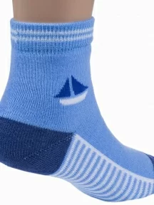 Детские махровые носки LORENZline, Л82, СИНЕ-ГОЛУБЫЕ