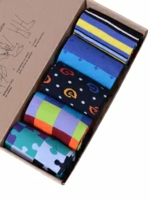 Набор из 5 пар мужских носков MSCLUB №М03, ВИ5-НМ3, микс 2