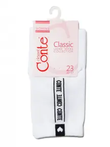 Женские носки Conte рис. 152, БЕЛЫЕ (7С-22СП)