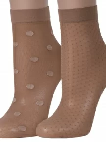 Комплект из 2 пар женских носков Conte, 2-16С-124/7СП, БРОНЗОВЫЕ