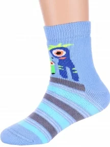 Детские махровые носки Брестские (БЧК), 14С3060, рис. 4025, ГОЛУБЫЕ