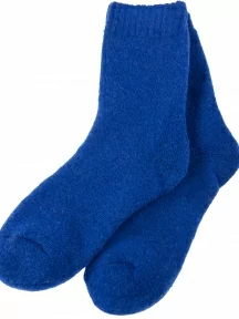 Детские теплые носки Hobby Line, 7645, СИНИЕ
