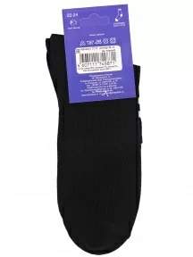 Детские спортивные носки LORENZline, П19, ЧЕРНО-БЕЛЫЕ