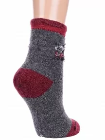 Детские теплые махровые носки Hobby Line, Ндам7629-10, ТЕМНО-СЕРЫЕ