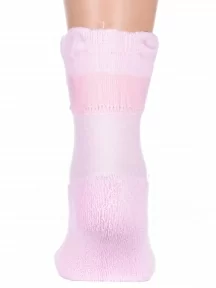 Детские спортивные носки с махровым следом PARA socks, N2D02, РОЗОВЫЕ