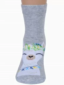Детские носки RuSocks (Орудьевский трикотаж), Д3-13159, рис. 01, СВЕТЛО-СЕРЫЕ