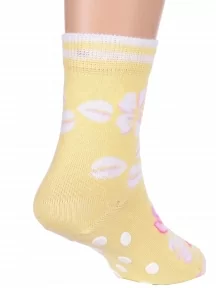 Детские носки Conte kids, 7С-54СП, рис. 475, СВЕТЛО-ЖЕЛТЫЕ