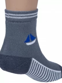 Детские махровые носки LORENZline, Л82, СЕРЫЕ