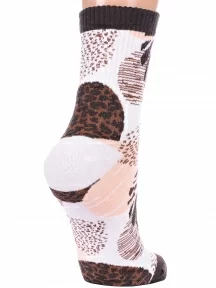 Женские спортивные носки "Красная ветка", С-2237, КОРИЧНЕВЫЕ