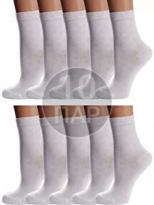 Комплект из 10 пар детских носков Conte kids, 10-13С-9СП, рис. 609, БЕЛЫЕ