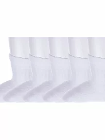 Комплект из 5 пар детских носков Носкофф (АЛСУ), 5-ЛС58, БЕЛЫЕ рис.1