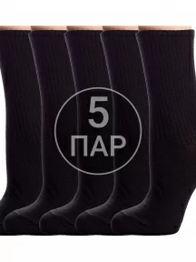 Комплект из 5 пар детских спортивных носков Conte kids, 5-20С-167СП, рис. 000, ЧЕРНЫЕ