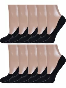 Комплект из 10 пар женских подследников Брестские (БЧК), 10-18С1319, рис. 000, ЧЕРНЫЕ