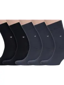 Комплект из 5 пар мужских носков RuSocks (Орудьевский трикотаж) микс 1 (5-М-197)