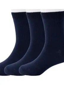 Комплект из 3 пар детских носков RuSocks (Орудьевский трикотаж) ТЕМНО-СИНИЕ (3-Д-25)
