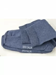 Женские высокие носки Sergio Dallini, SGS014-9, СИНИЕ