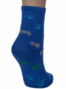 Комплект из 3 пар детских носков Альтаир, 3-А56, ВАСИЛЬКОВЫЕ