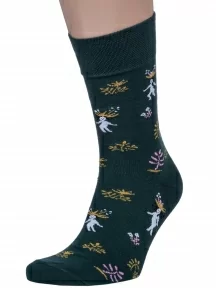 Мужские носки MSCLUB №М48, nm-549, ТЕМНО-ЗЕЛЕНЫЕ