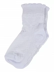Детские носки "Алена", д304, рис. 01, БЕЛЫЕ