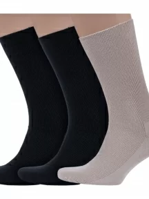 Комплект из 3 пар мужских медицинских носков Dr. Feet (PINGONS), 3-15DF1, микс 2