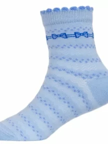 Комплект из 5 пар детских носков LORENZLine, 5-Л23, ГОЛУБЫЕ