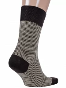 Мужские бамбуковые носки Sergio Di Calze (PINGONS), 17SC5, КОРИЧНЕВЫЕ