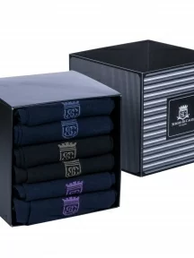 Набор мужских носков из мерсеризованного хлопка, 6 пар (ТМ Sergio di Calze), PG-15SC17-6, микс 1