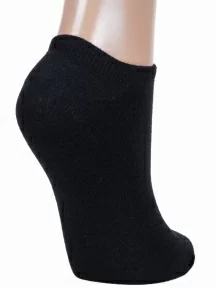 Женские ультракороткие носки ХОХ, G-3R7, ЧЕРНЫЕ