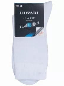 Мужские летние носки DiWaRi, 7С-23СП, рис. 000, БЕЛЫЕ