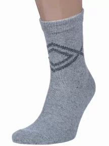 Мужские теплые носки Hobby Line, 6289, СВЕТЛО-СЕРЫЕ