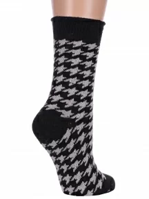 Женские теплые носки с ослабленной резинкой Hobby Line, Нжа6199-11, ЧЕРНЫЕ