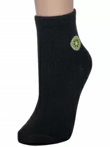 Женские носки Hobby Line, 3111-06, ЧЕРНЫЕ "Киви"