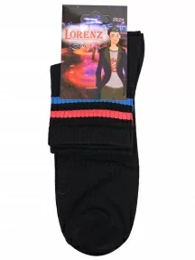 Детские спортивные носки LORENZline, П19, ЧЕРНО-СИНИЕ