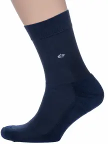 Мужские носки с махровым следом RuSocks (Орудьевский трикотаж) ТЕМНО-СИНИЕ (М-195)