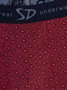 Мужские трусы-боксеры SD (by Salvador Dali), SD2017-4, КРАСНЫЕ