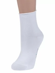 Набор женских носков без резинки из мерсеризованного хлопка, 8 пар (ТМ Grinston socks), PG-15D22-8, микс 2