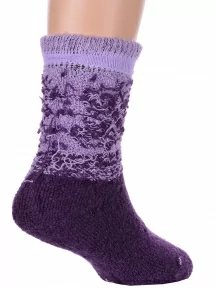 Детские теплые махровые носки Hobby Line, Ндад7620, ФИОЛЕТОВЫЕ