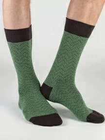 Мужские носки "Нева-Сокс", МА-НМ6, ЗЕЛЕНЫЕ