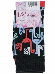 Женские носки "Борисоглебский трикотаж", 6СК, ЧЕРНЫЕ