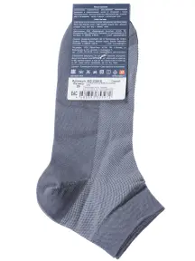 Мужские носки в сеточку RuSocks (Орудьевский трикотаж) СЕРЫЕ (М3-23810)