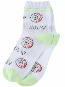 Детские носки VASILINA, 2С2349, БЕЛО-САЛАТОВЫЕ