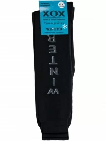 Мужские махровые гольфы ХОХ, XZ-1362, ЧЕРНЫЕ